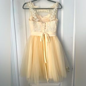WORN ONCE . quince damas dress / grade dress.